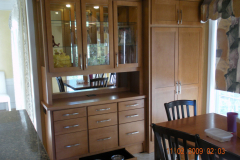 Dining Room with Curio Cabinet